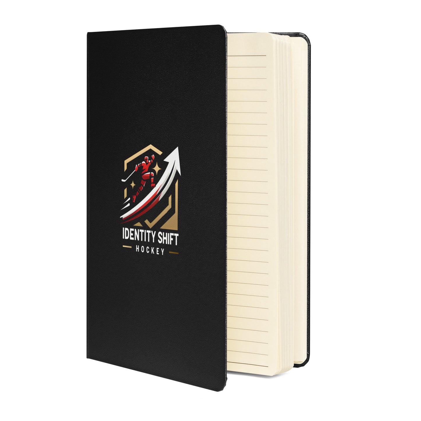 Identity Shift Hockey - Hardcover Bound Notebook